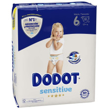 Dodot Sensitive Talla 6 Pañales +13 Kg 32 U
