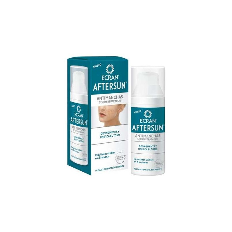 Ecran Aftersun Srum Facial Reparador Antimanchas 50Ml