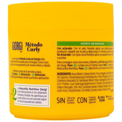 Giorgi Curly Mascarilla 350Ml