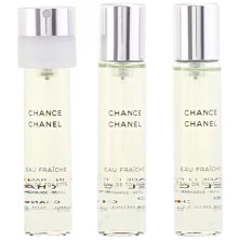 Chance Eau Fraiche Eau De Toilette Vaporizador Twist Y Spray 3 Recargas 3 X 20 Ml