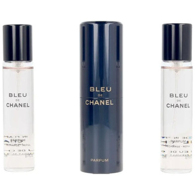 Bleu Eau De Parfum Vaporizador Twist Y Spray Refillable 3 X 20 Ml