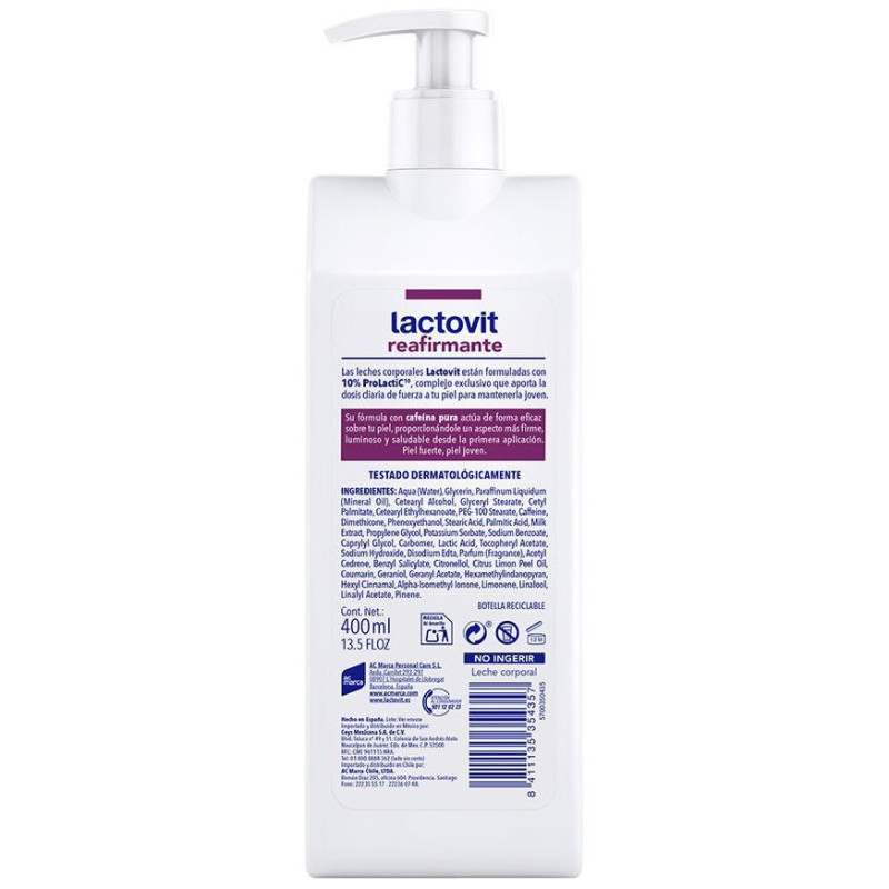 Lactovit Original Leche Corporal Reafirmante 400 Ml Lactovit Original Leche Corporal Reafirmante 400 Ml