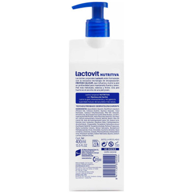 Lactovit Original Leche Corporal Nutritiva 400 Ml