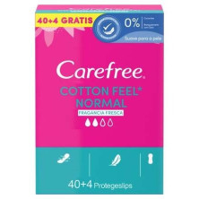 Carefree Cotton Feel Normal Fragancia Fresca 44Uds