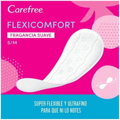 Carefree Flexicomfort Fragancia Suave Talla S/M 40Uds