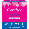 Carefree Algodón Normales - Protegeslips Transpirable Sin Perfume, Flexible Y Ultrafino 56 U Carefree Algodón Normales - Protegeslips Transpirable Sin Perfume, Flexible Y Ultrafino 56 U