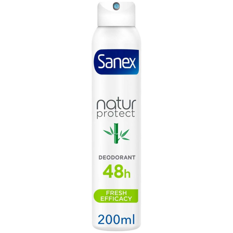 Sanex Natur Protect 0% Spray Desodorante Fresh Bamboo 200Ml
