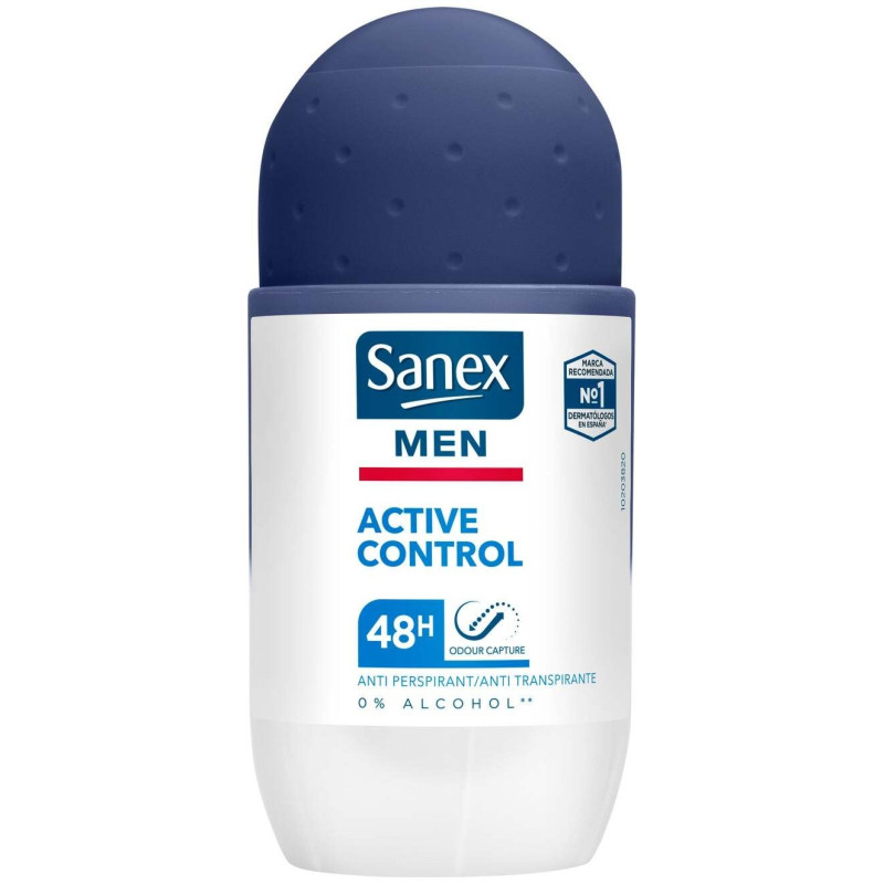Sanex Men Active Desodorante Roll-On 48H 45Ml