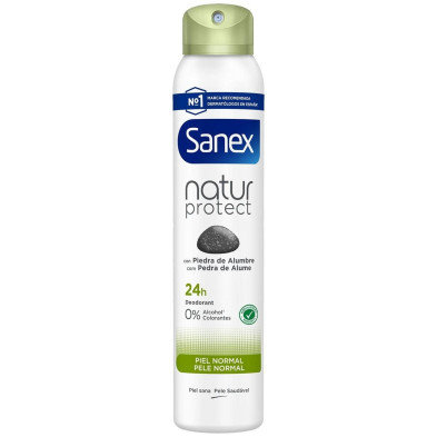 Sanex Natur Protect Desodorante Piedra De Alumbre Spray 200Ml