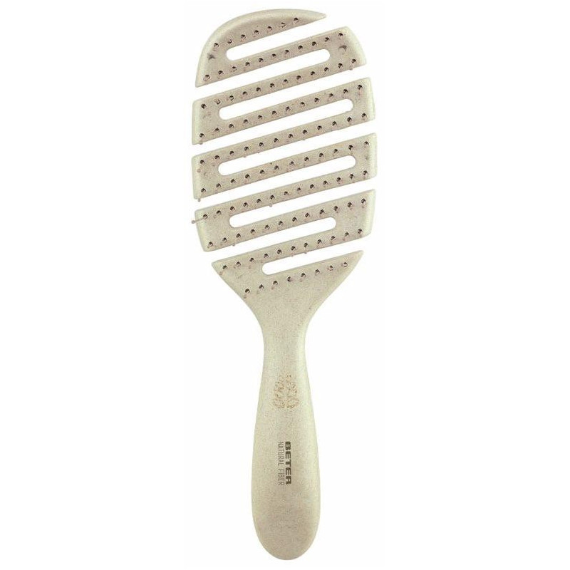 Cepillo Esqueleto Natural Fiber Puas Nylon Bolita Beige 1 U