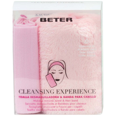 Cleansing Experience Toalla Desmaquilladora + Banda Cabello 2 U