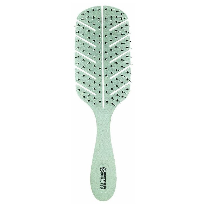 Beter Detangling Natural Fiber Cepillo Verde 1Ud