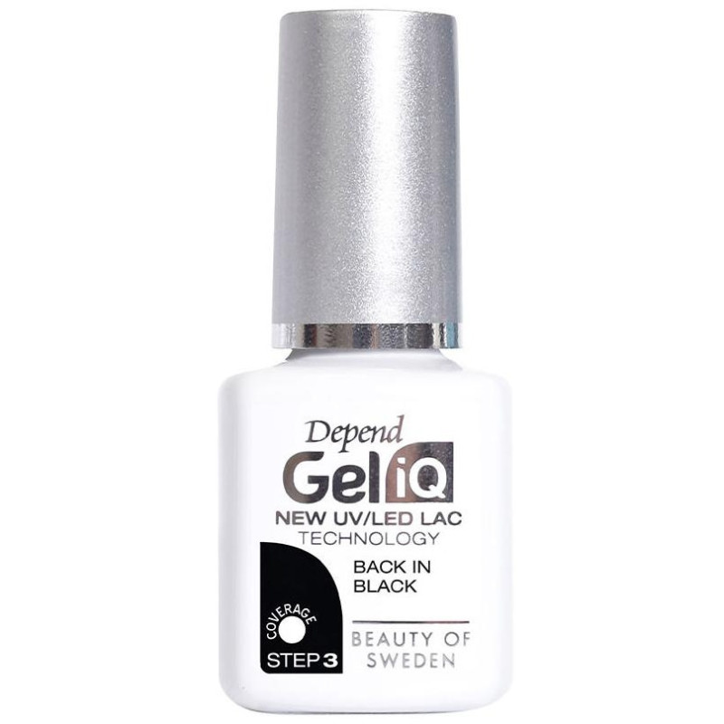 Depend Gel Iq Esmalte De Uñas Step 3 Back In Black 5Ml