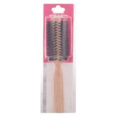 Cepillo Redondo Púas Mixtas Mango Madera Oak 45 Mm