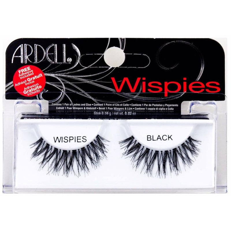 Ardell Wispies Pestañas Postizas Negro 1 Par
