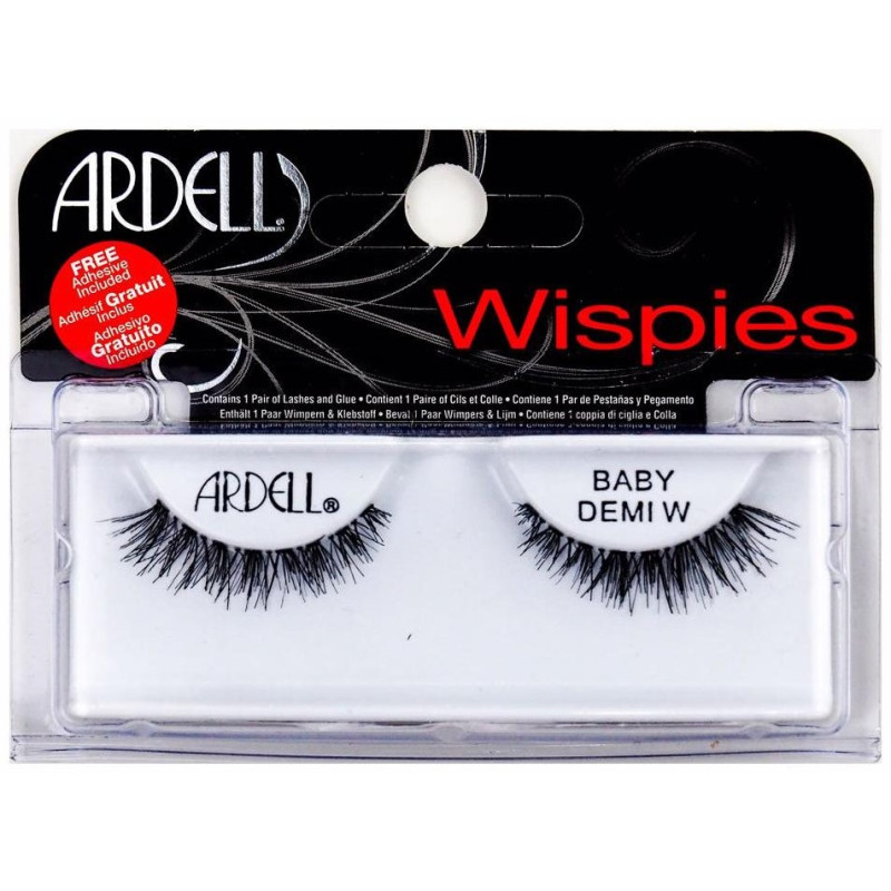 Ardell Baby Demi Wispies Pestañas Postizas Black 1 Par