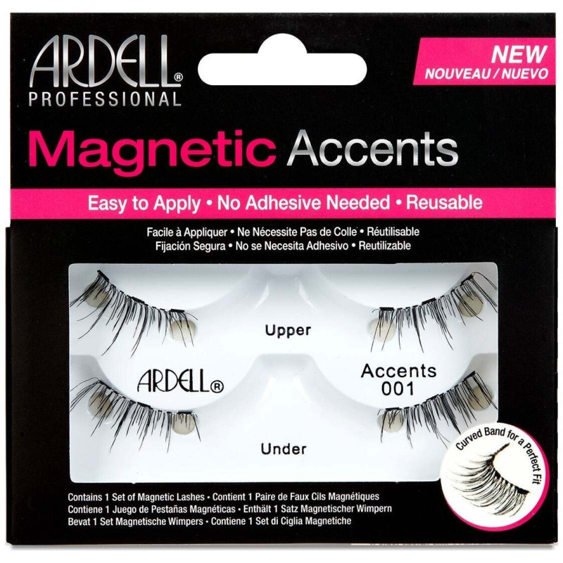 Ardell Kit Magnetic Accents Pestañas Postizas 001 Negro