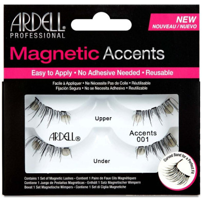 Ardell Kit Magnetic Accents Pestañas Postizas 001 Negro