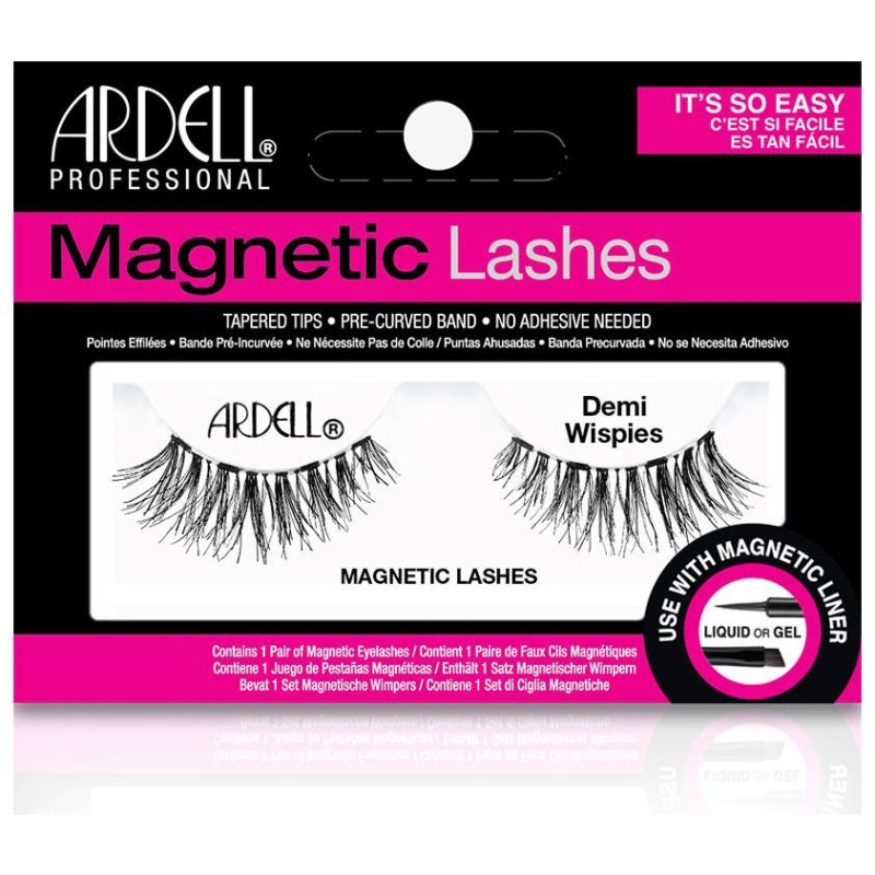 Ardell Magnetic Lashes Liner Lash Demi Wispies Pestañas 1 Par