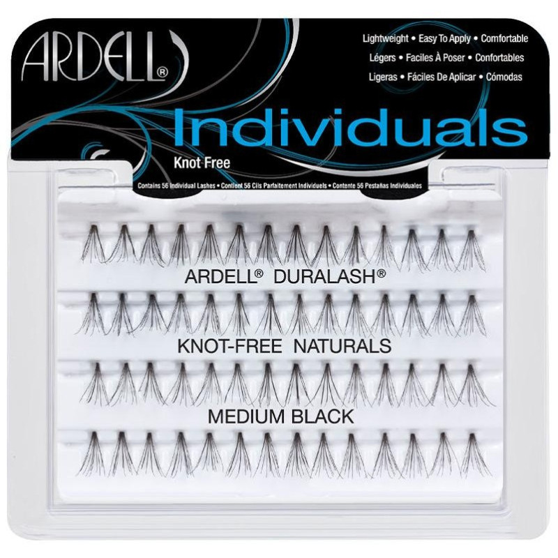Ardell Pestañas Postizas Individuales Medium Black 50Uds