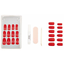 Ardell Set Nail Addict Colored Uñas Postizas Cherry Red 1Ud
