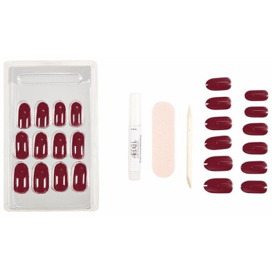 Ardell Set Nail Addict Colored Uñas Postizas Sip Of Wine 1Ud