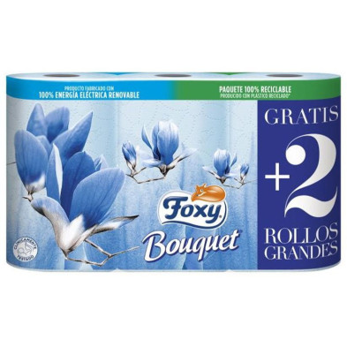 Bouquet Papel Higiénico Color Y Perfume 3 Capas 6 Rollos