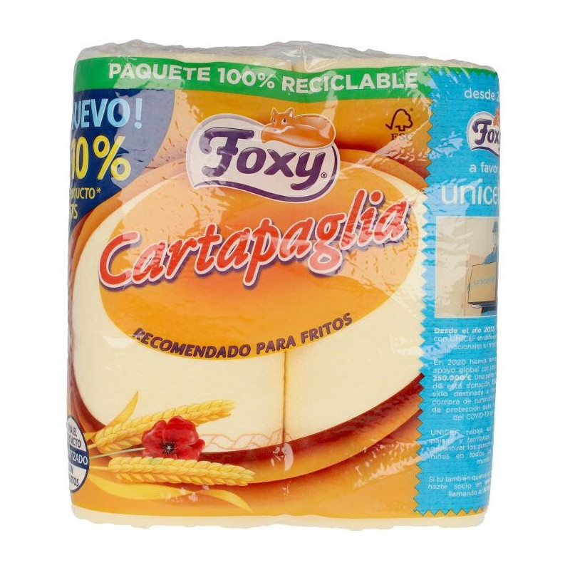 Cartapaglia Papel Cocina Especial Fritos 2 Rollos