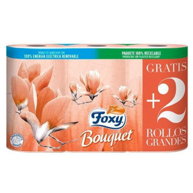 Bouquet Papel Higiénico Color Y Perfume 3 Capas 6 Rollos