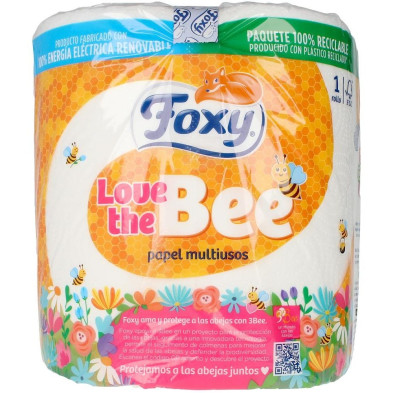 Love The Bee Jumbo Papel Cocina 1 U