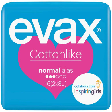 Cottonlike Compresas Normal Alas 64 U Cottonlike Compresas Normal Alas 64 U
