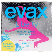Compresas Evax Liberty Normal Con Alas 14 Compresas