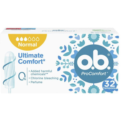 O.B. Procomfort Normal Tampón 32 U