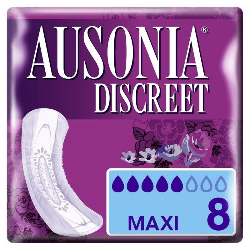 Ausonia Discreet Compresa Maxi 8 Unidades