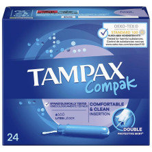 Tampax Tampones Compak Lites 24Uds