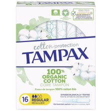 Tampax Organic Regular Tampón 16 U