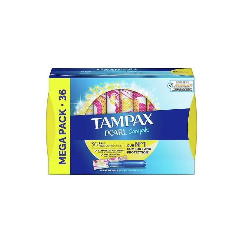 Tampax Pearl Compak Tampón Regular 36 Uds