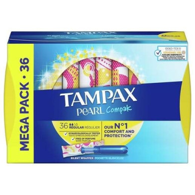 Tampax Pearl Compak Tampón Regular 36 Uds
