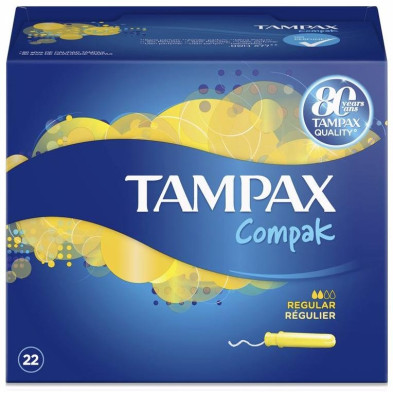 Tampax Compak Tampón Regular 22 U Tampax Compak Tampón Regular 22 U