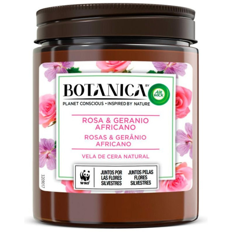 Air Wick Botanica Vela Rosa Y Geranio 205G