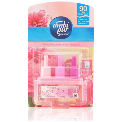 Ambi Pur 3Volution Ambientador Recambio Flores Rosas 21Ml