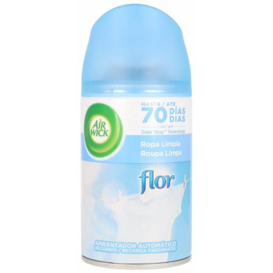 Air Wick Ambientador Automatico Ropa Limpia Flor Spray 250Ml