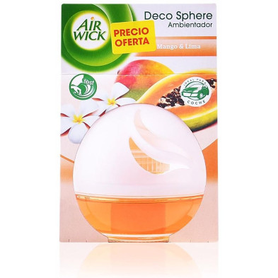 Air Wick Deco Sphere Ambientador Mango Y Lima 75Ml