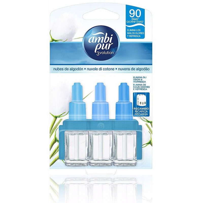 Ambi Pur 3Volution Ambientador Recambio Nubes Algodon 20Ml