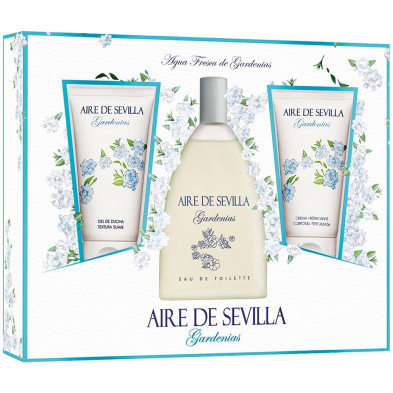 Aire De Sevilla Kit Perfume + Gel De Ducha + Crema Gardenia
