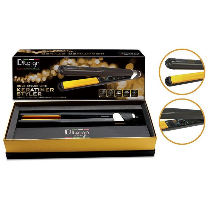 Italian Design Gold Styler Keratiner Styler Plancha