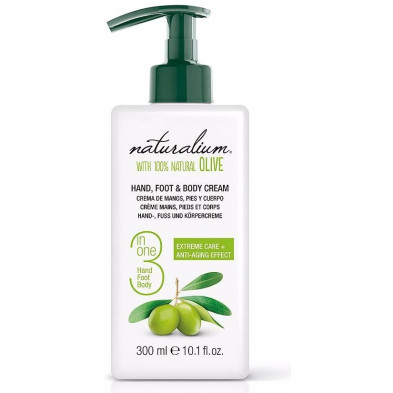 Naturalium Oliva Manos Pies Cuerpo Crema 300Ml