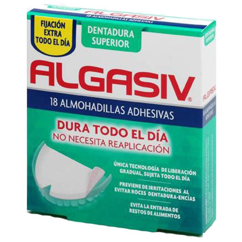 Algasiv Superior Almohadillas Adhesivas 18 U