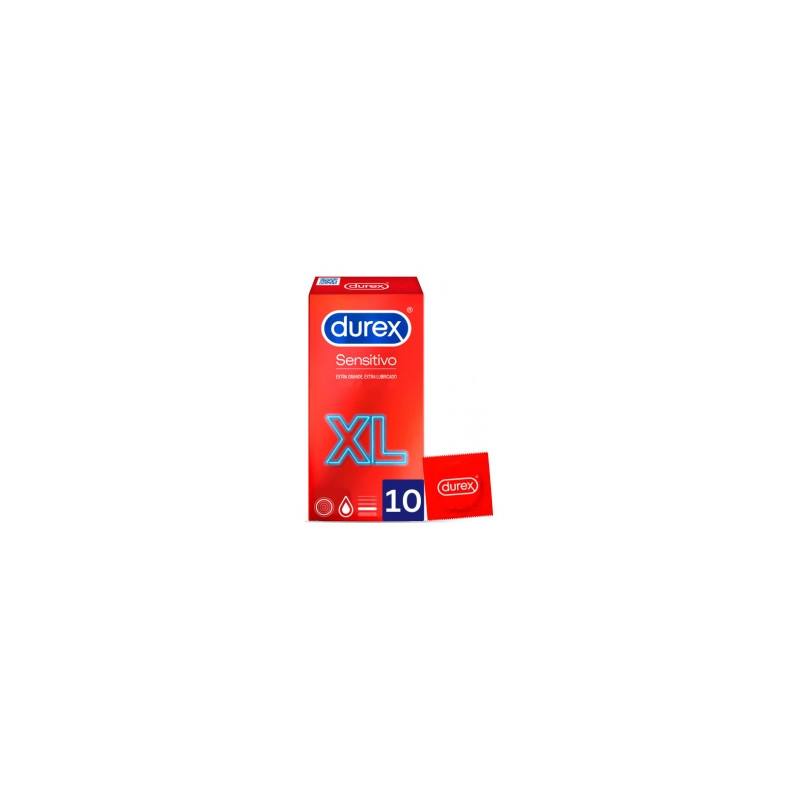 Durex Sensitivo Xl Preservativos 10Uds