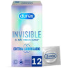 Invisible Extra Lubricado Preservativos 12 U Invisible Extra Lubricado Preservativos 12 U